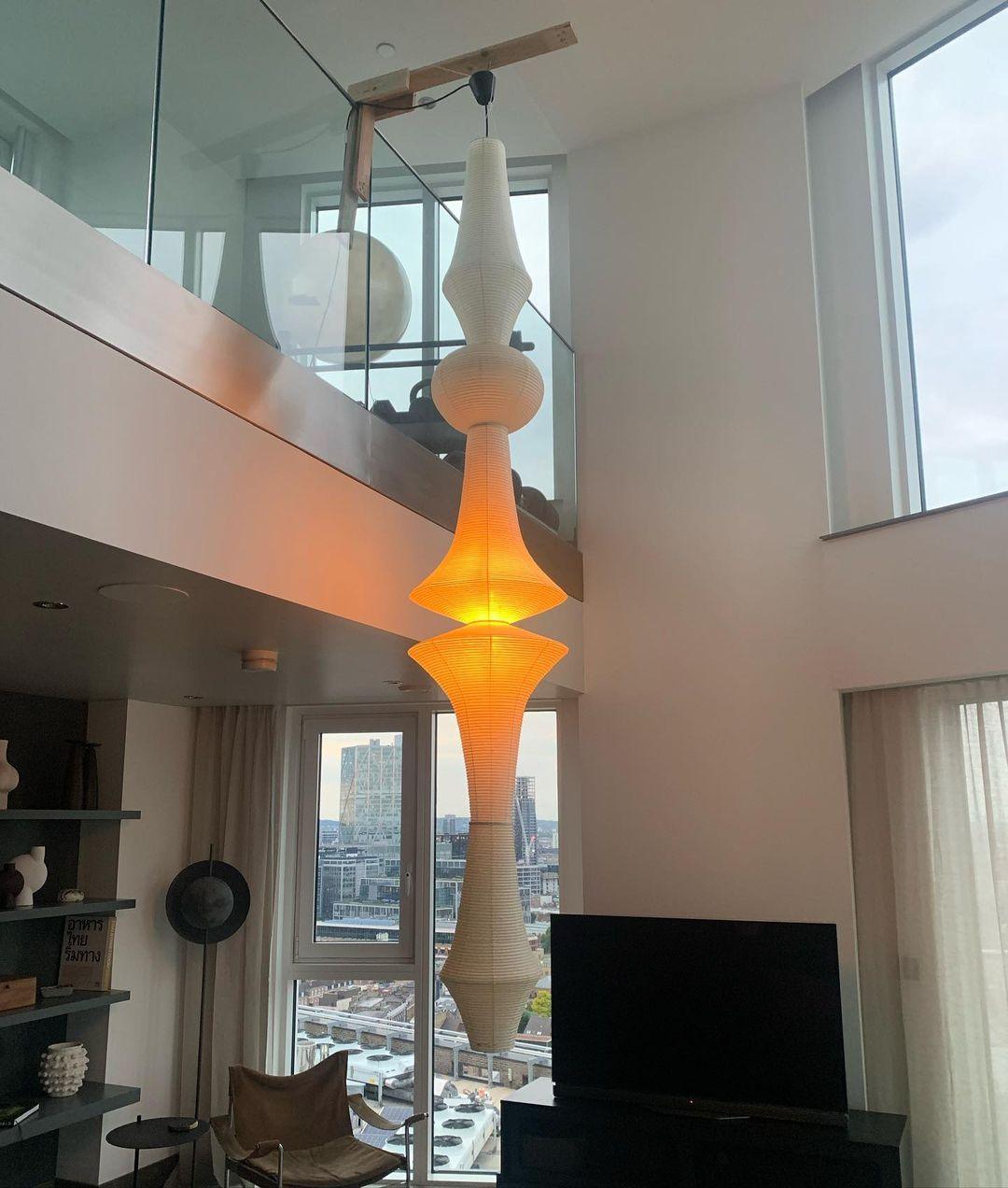 Akari E Pendant Swag Light 12.2"