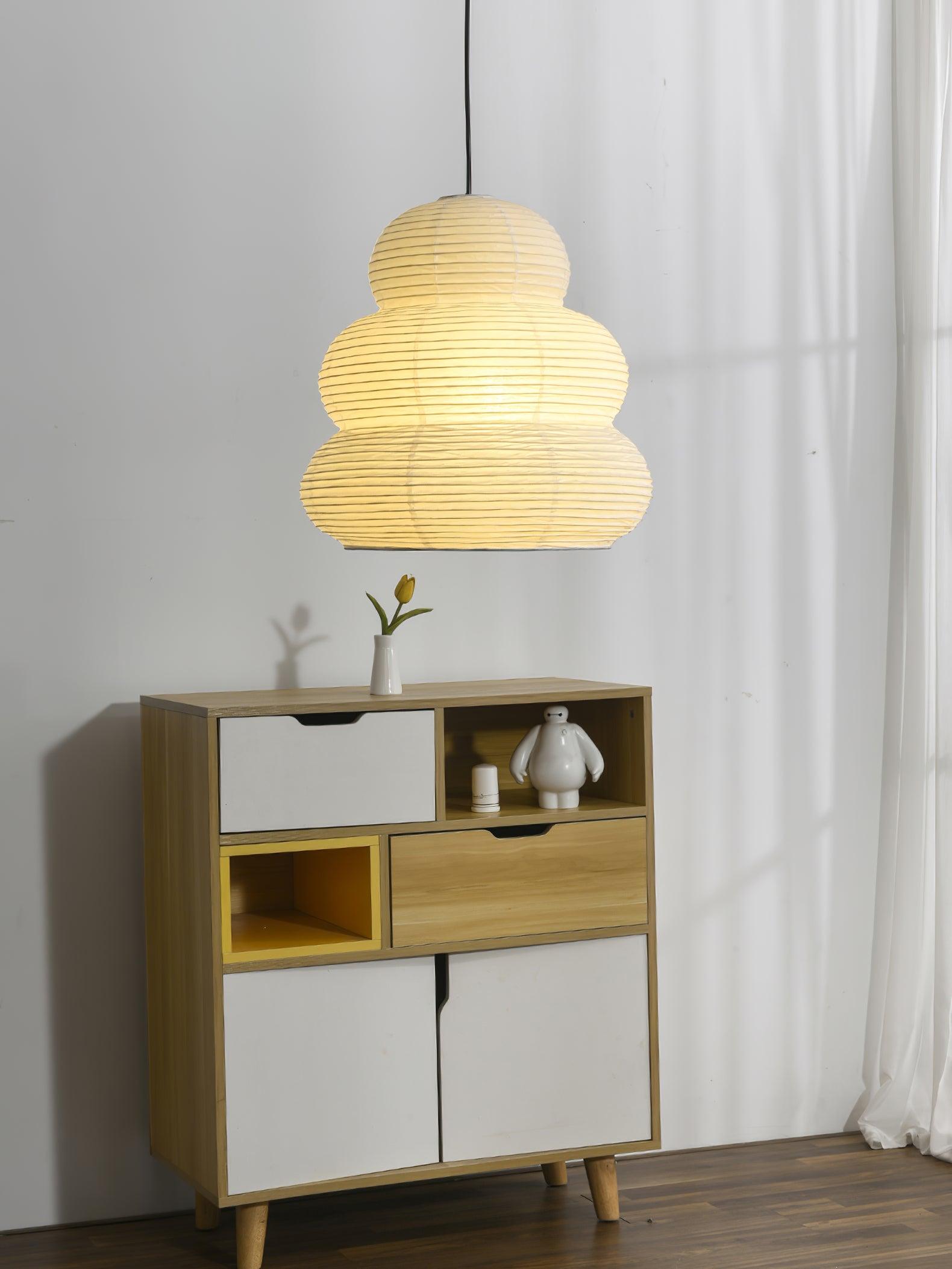 Akari Gourd Pendant Light 15.7"