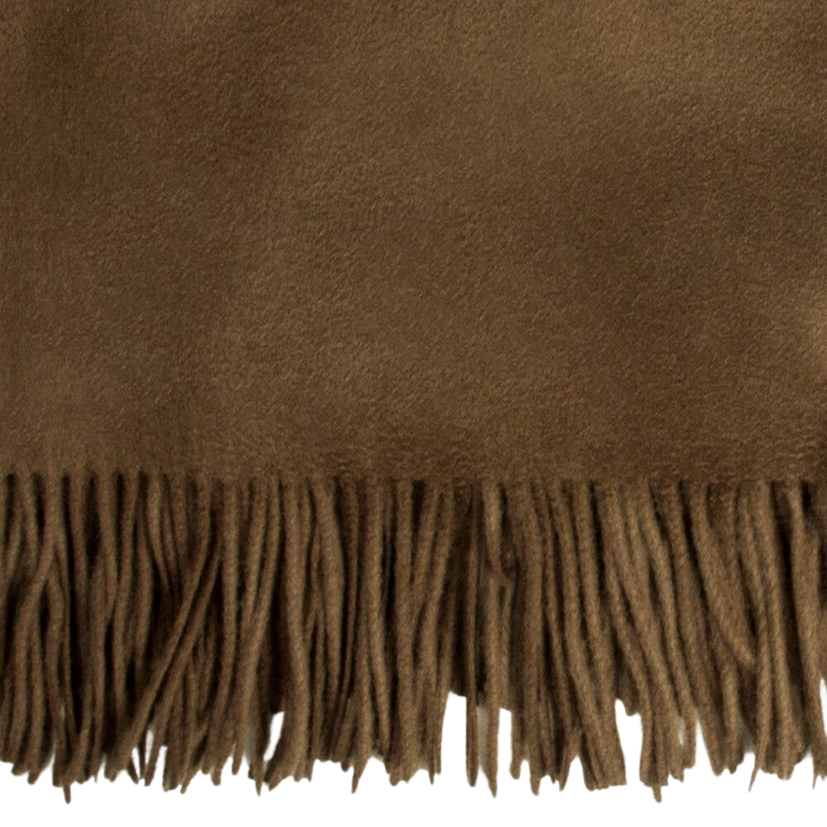 Amar Cocoa Camel Wool Throw Blanket - Source by Studio Skara, view 6