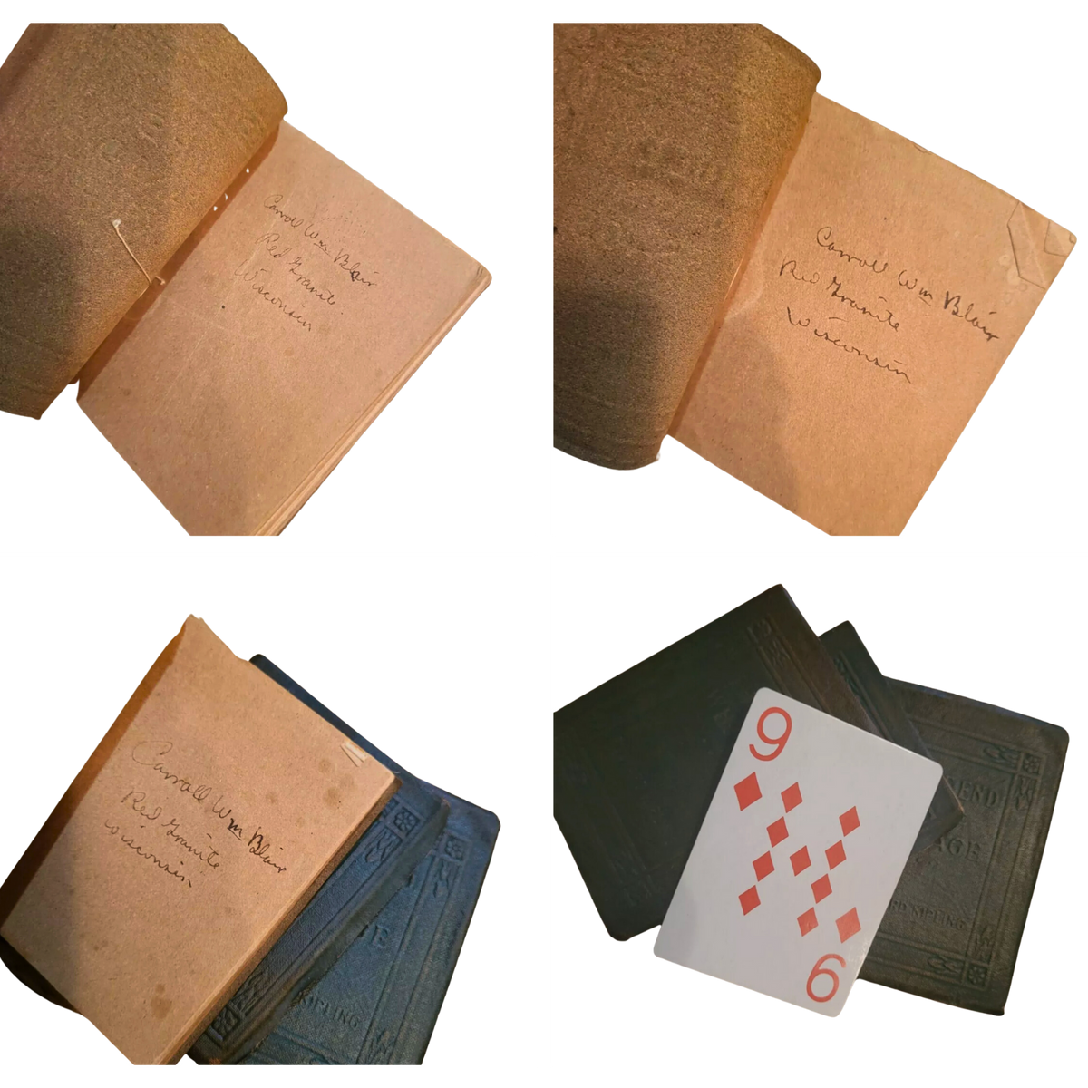Antique Pocket Bound Books (Kipling, 1920s) - Set of 3 - Source by Studio Skara, view 7