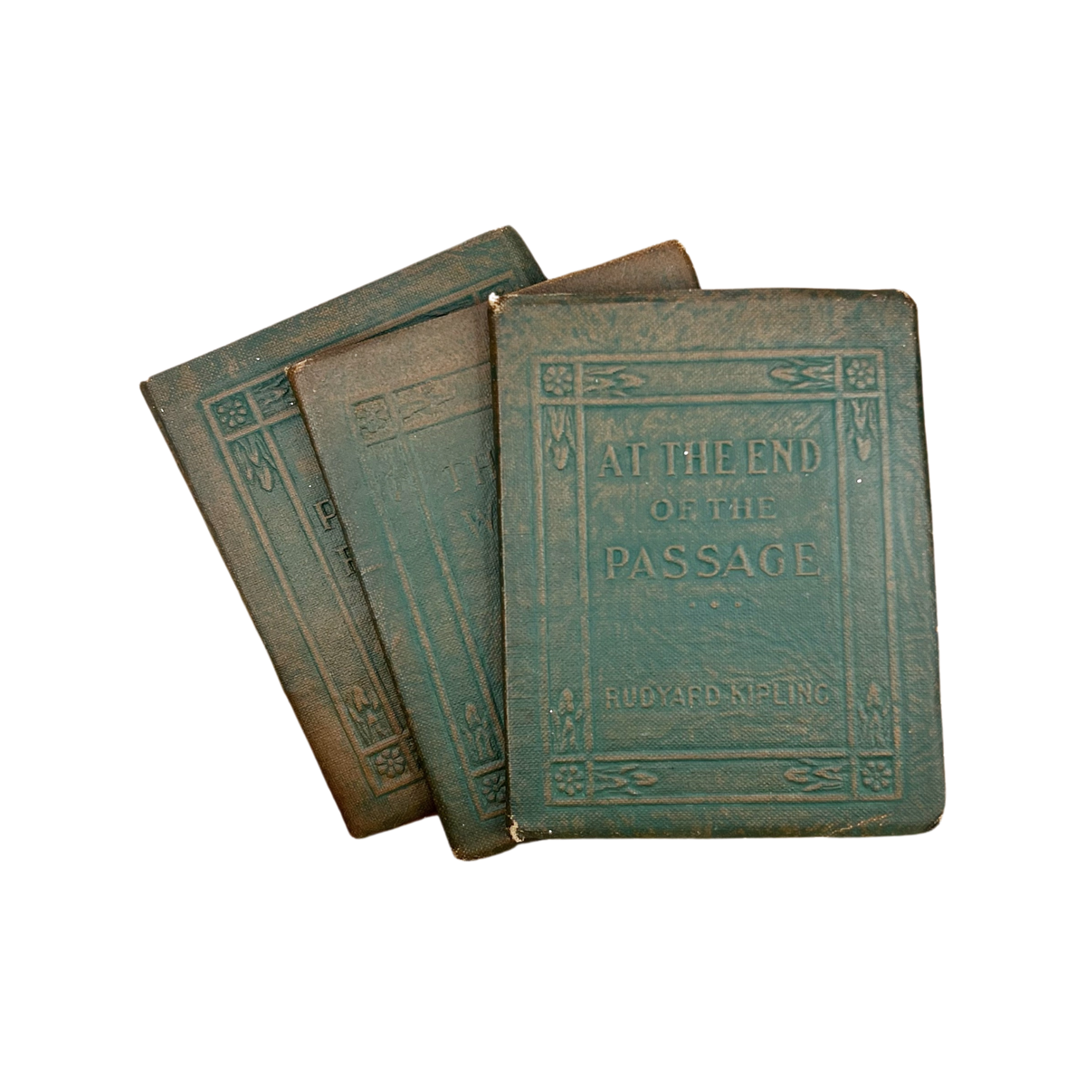 Antique Pocket Bound Books (Kipling, 1920s) - Set of 3 - Source by Studio Skara