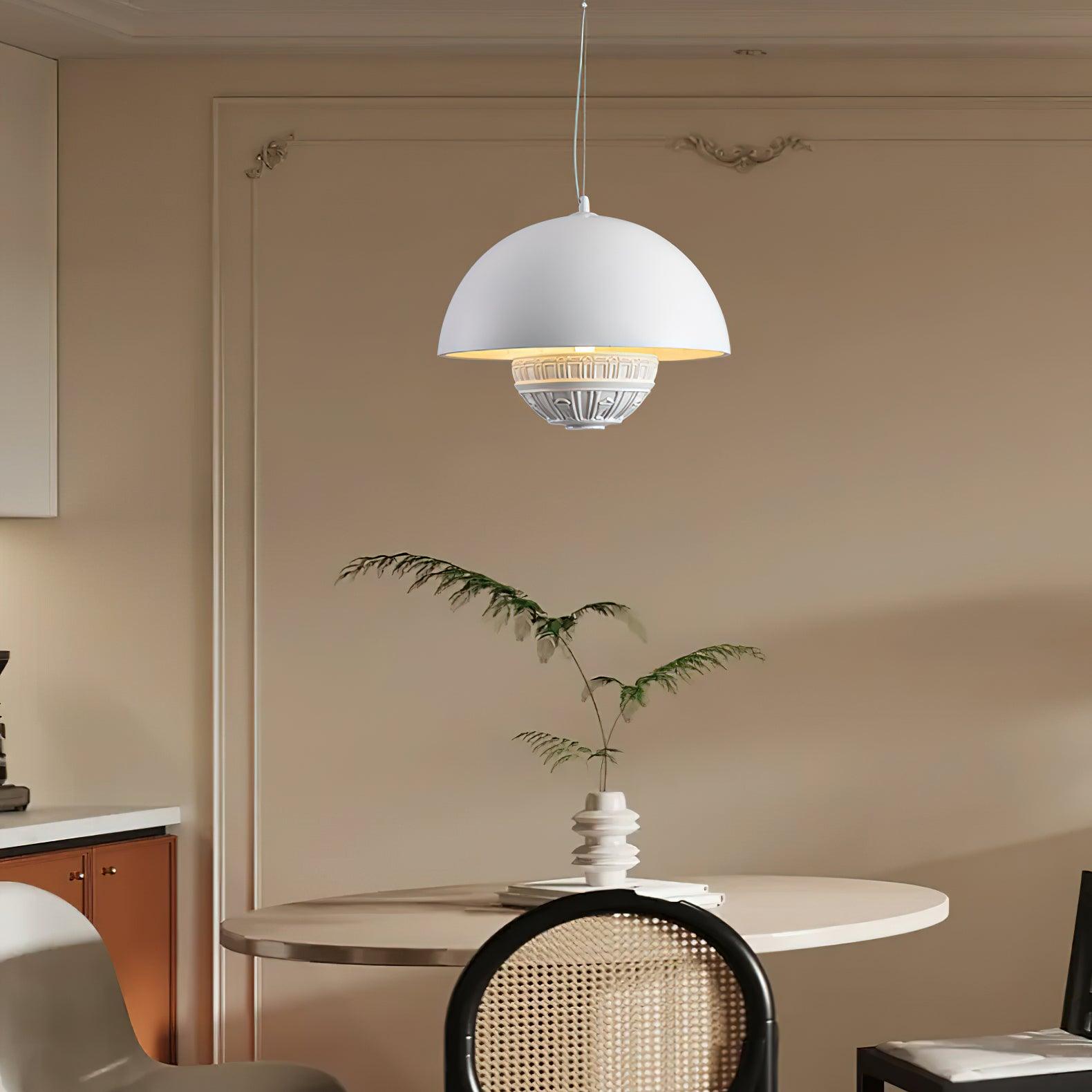 Art Flying Saucer Pendant Lamp 13.8"