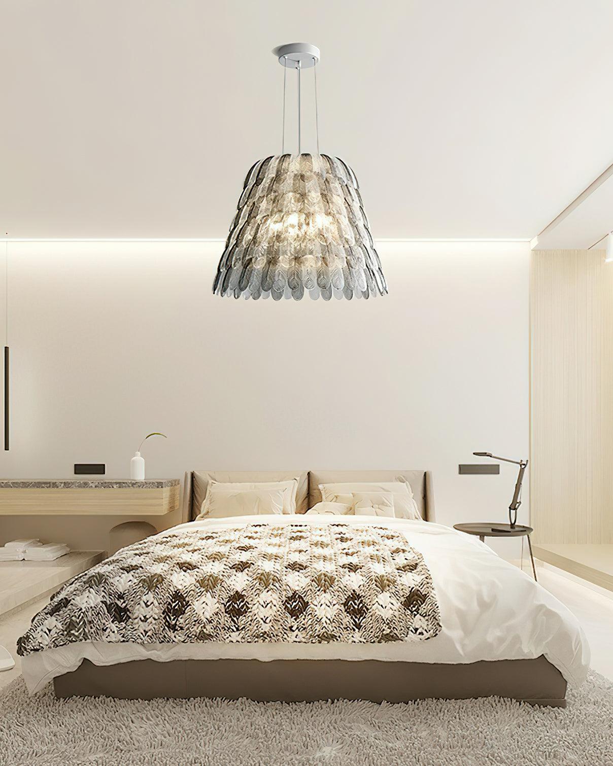 Artistic Feather Pendant Light 15.7"