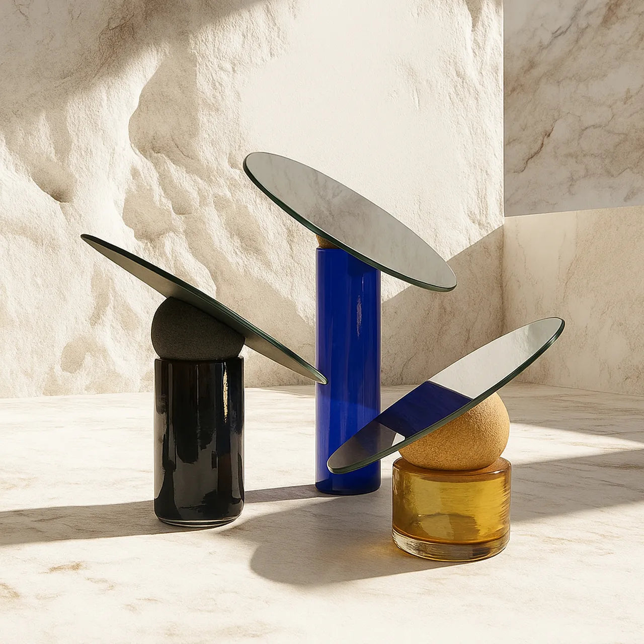 Astra 34 Table Mirror by Clemence Birot | OpulMkt