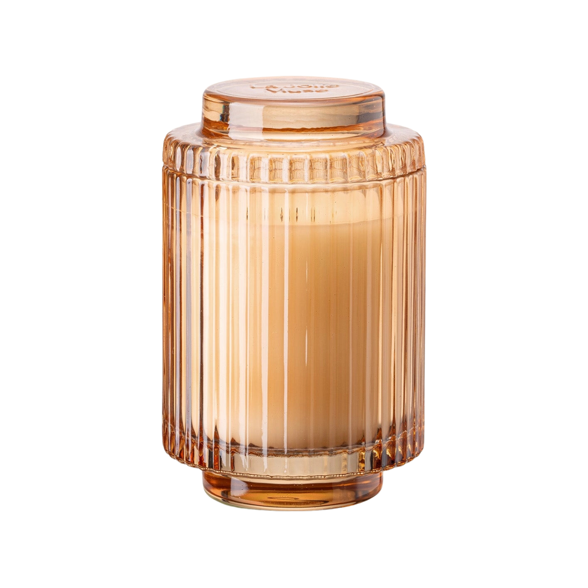 Aurélie Reeded Glass Candle: Yuzu & Neroli Blossom (M) - Source by Studio Skara