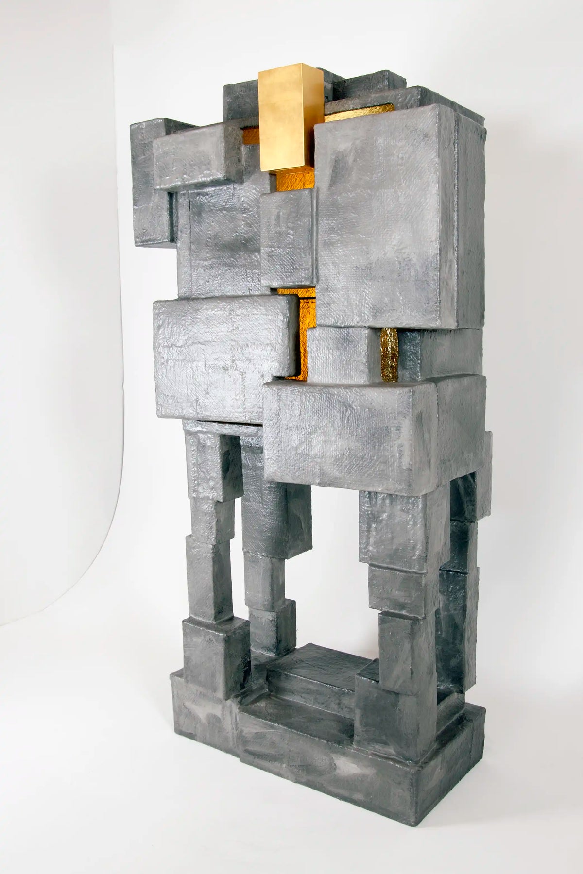 Grey Upcycled Bar Cabinet - BOX-3 by Studio Josha