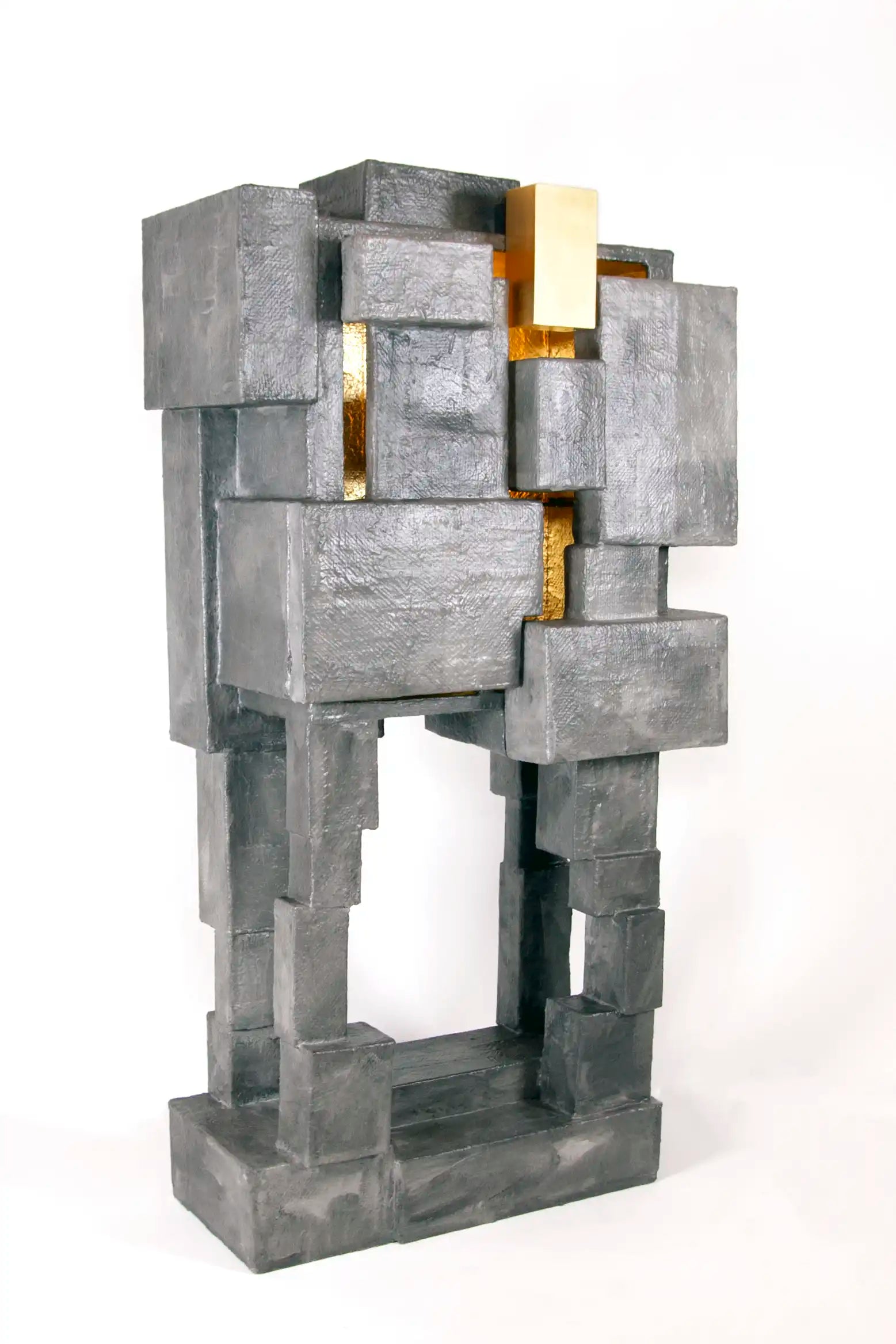 Grey Upcycled Bar Cabinet - BOX-3 by Studio Josha