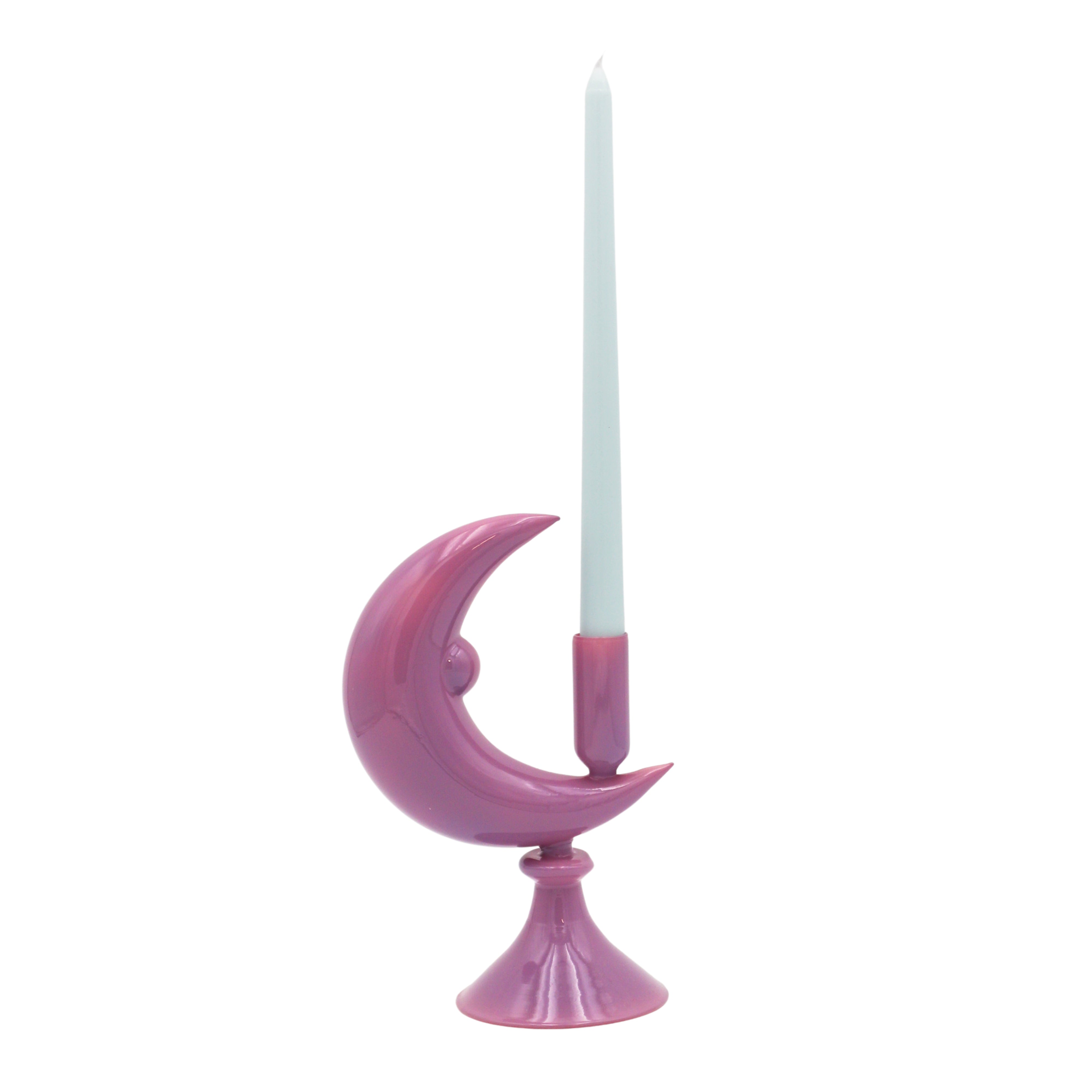 Extra Tall Baby Blue Taper Candle, 1 Case of 24 Packs (4 Candles per Pack)