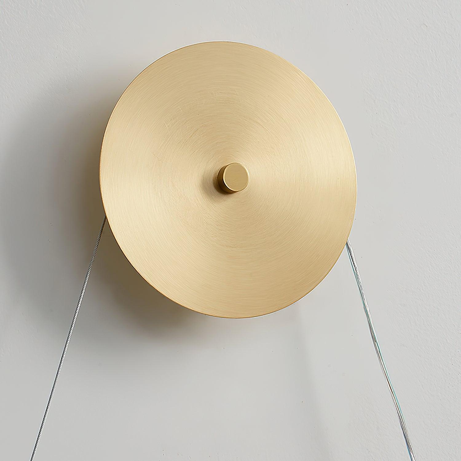 Bead Cascade Loop Wall Lamp