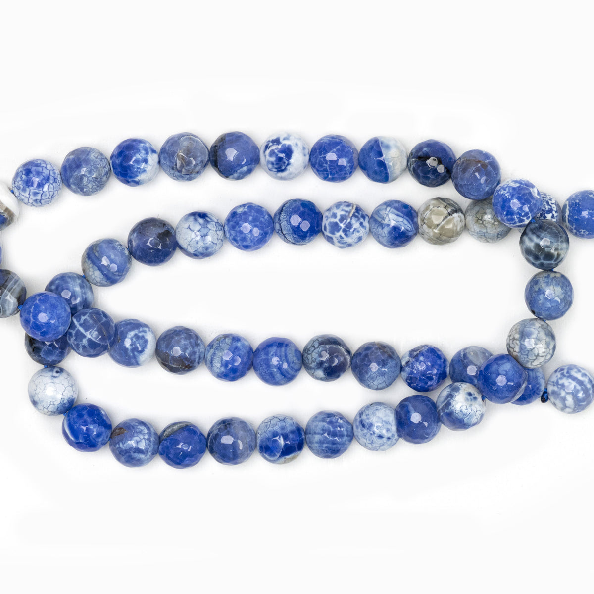 13" Semi Precious Stone Ocean Blue