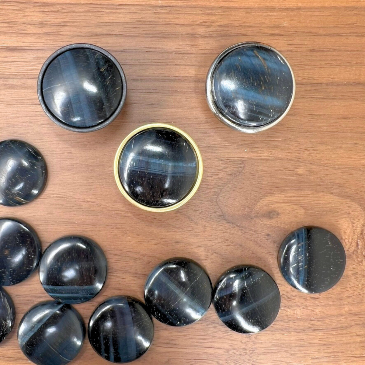 Blue Tiger Eye Cabinet Knob - Source by Studio Skara, view 2