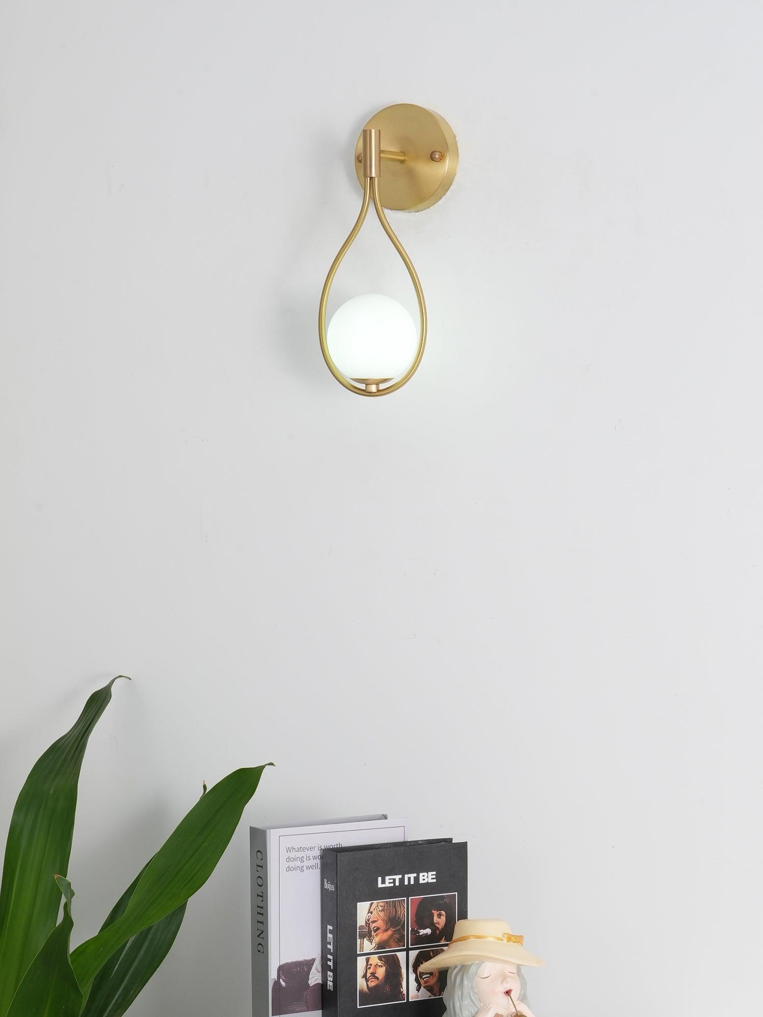 Brass Vanity Wall Lamp 5.3"