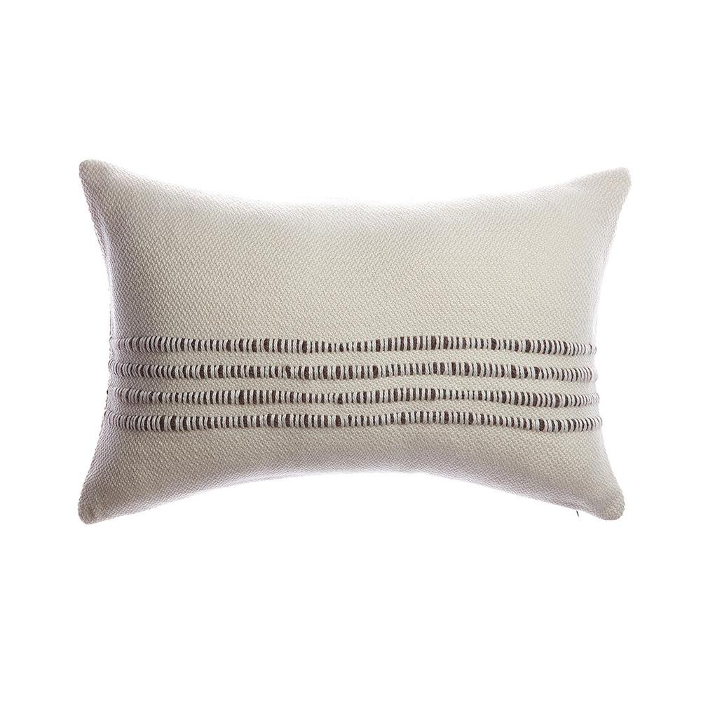 Merino Wool Striped Throw Pillow - Homelosophy, view 9