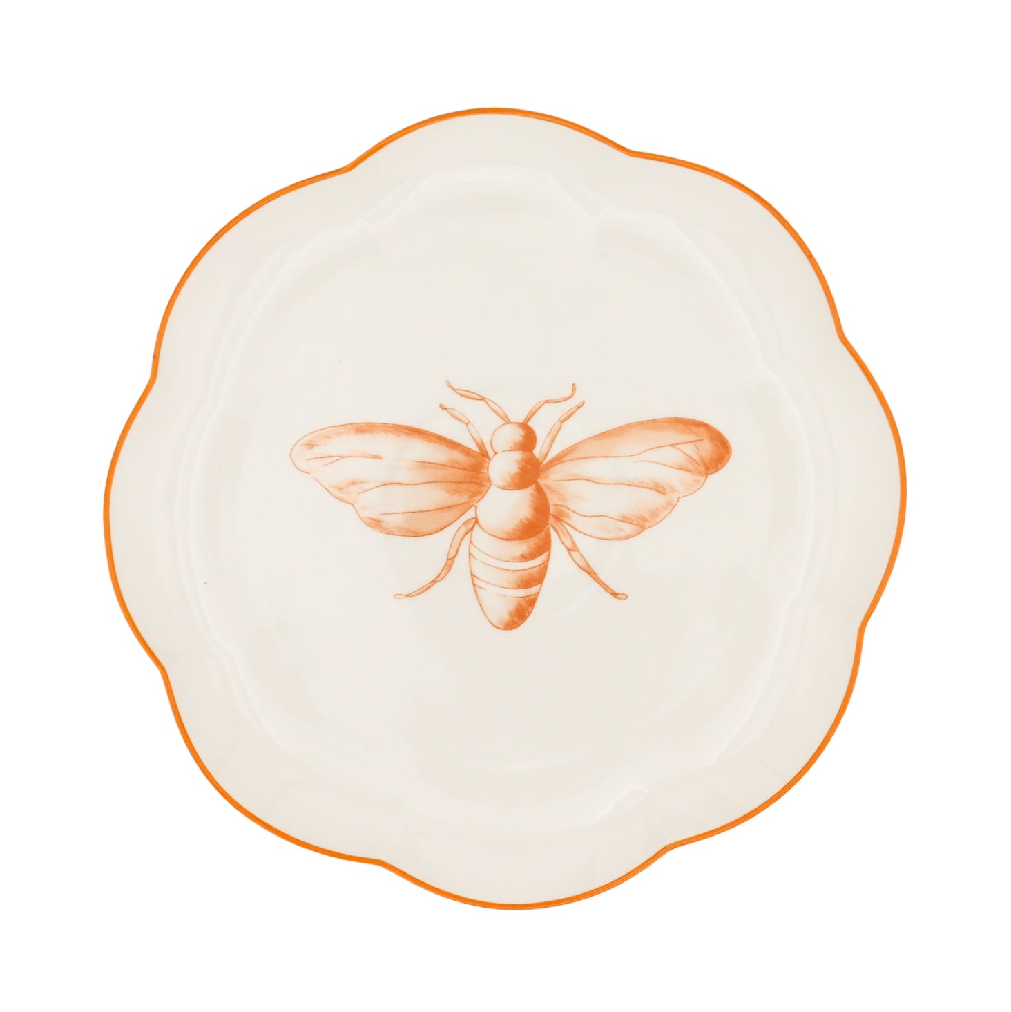 Bumble Homecoming Scalloped Starter Plate - Case of 12 Plates (+3 Bonus Plates)