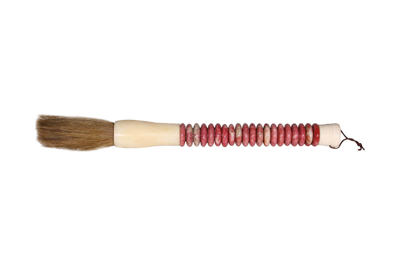 Red Jade Abacus Brush Large image