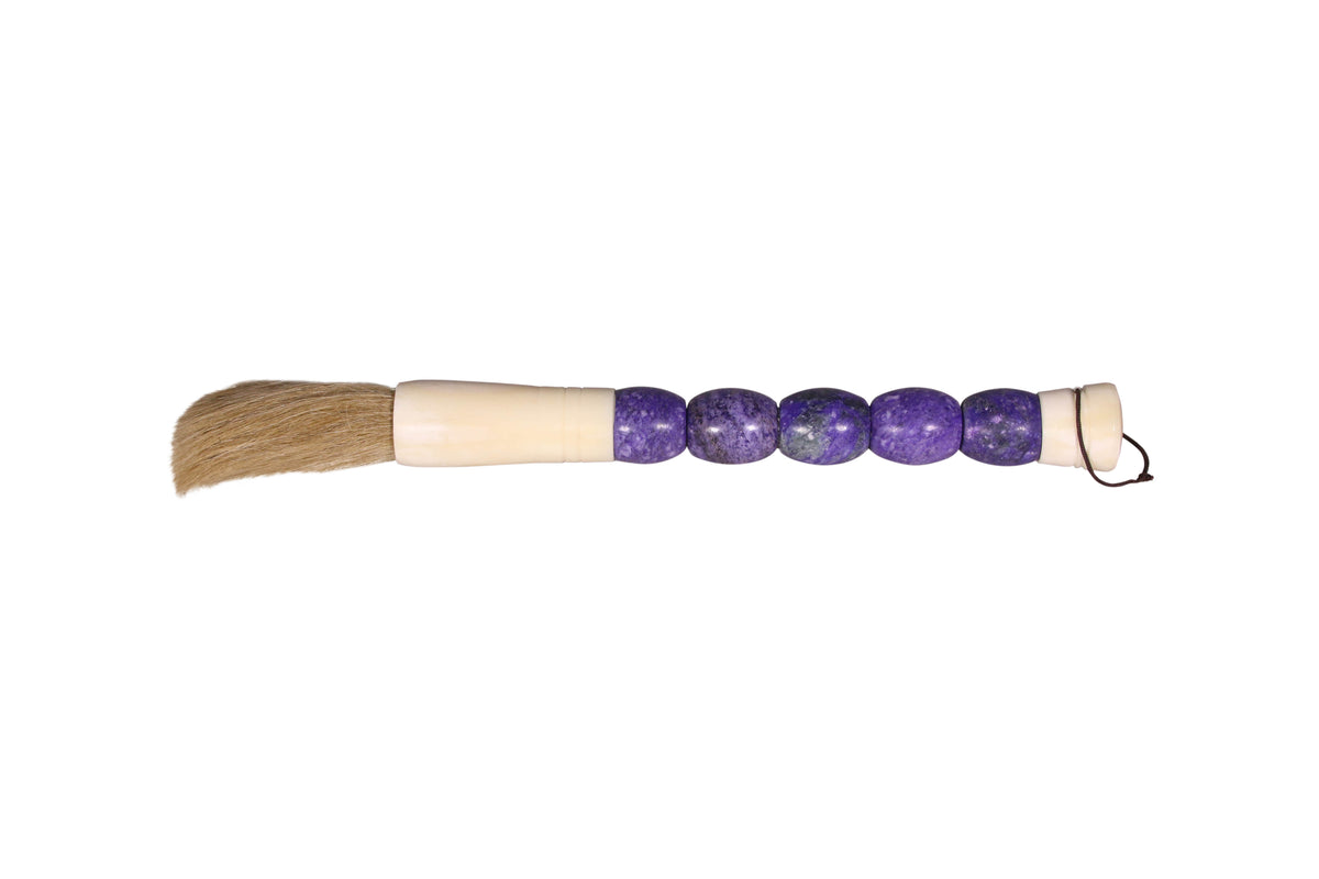 12" Purple Blue Drum Calligraphy Brush