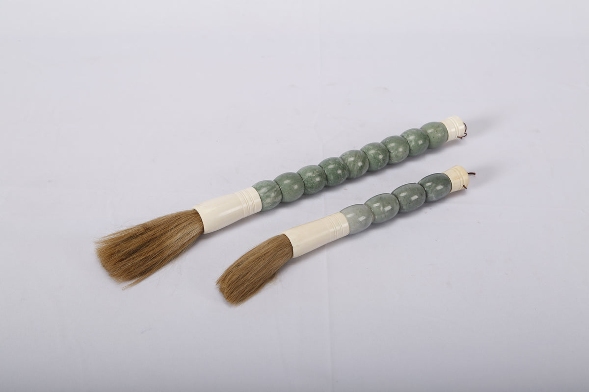 Marble Gray Jade Calligraphy Brush Large