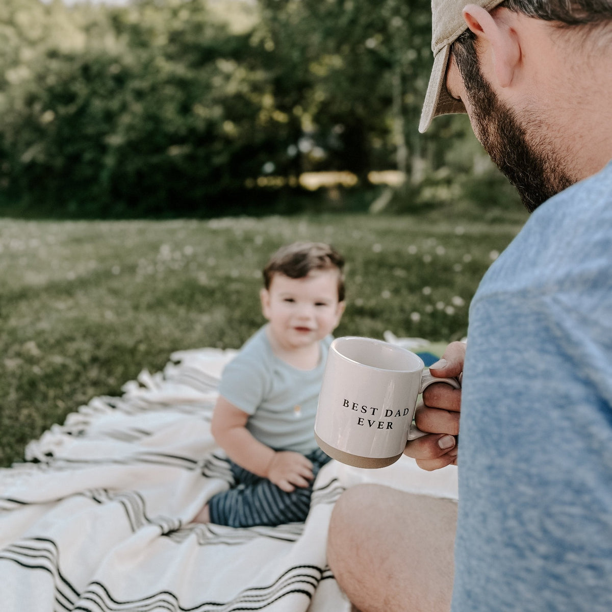 Best Dad Ever 14 oz Stoneware Coffee Mug - Sweet Water Decor, view 6