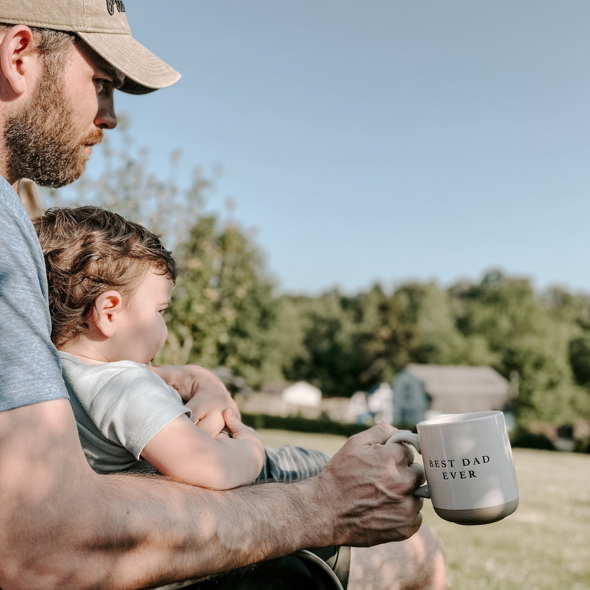 Best Dad Ever 14 oz Stoneware Coffee Mug - Sweet Water Decor, view 3