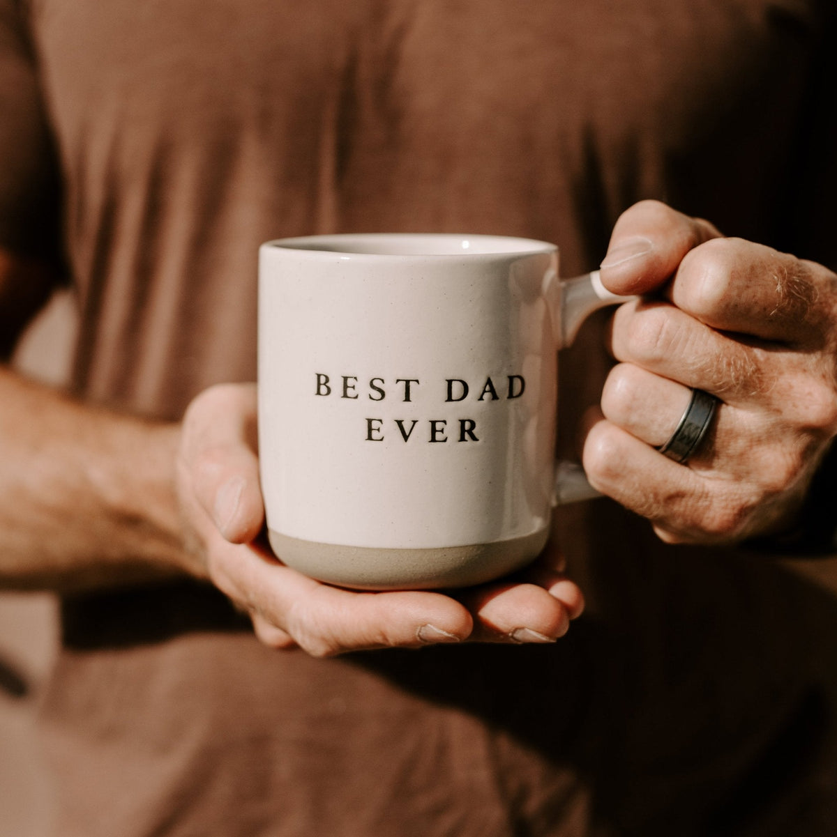 Best Dad Ever 14 oz Stoneware Coffee Mug - Sweet Water Decor, view 7