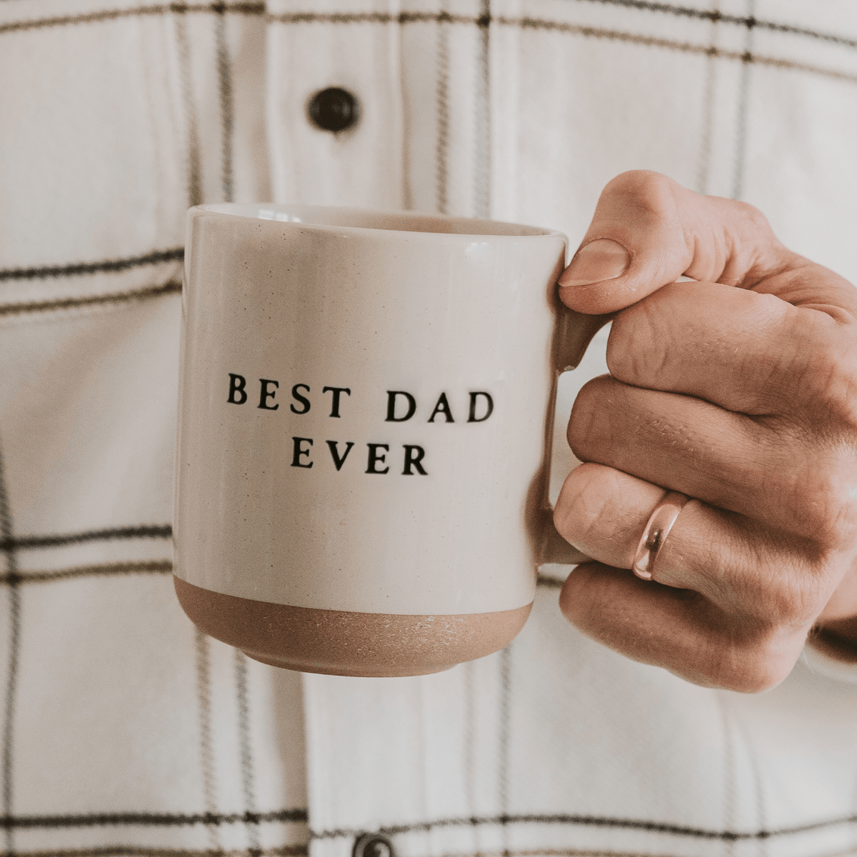 Best Dad Ever 14 oz Stoneware Coffee Mug - Sweet Water Decor, view 2