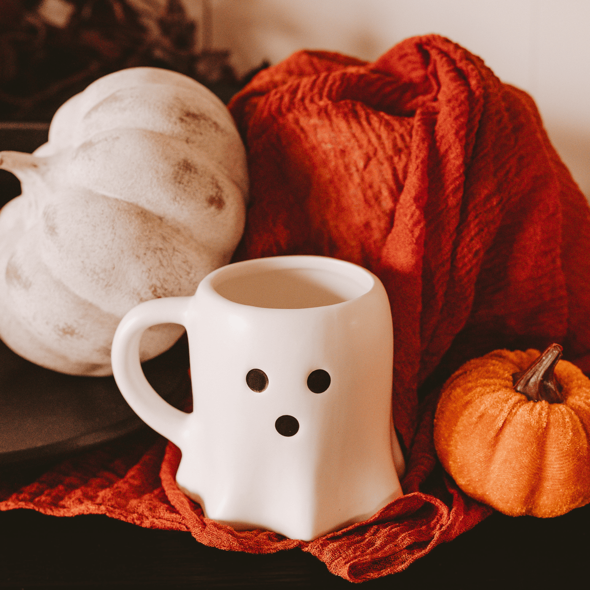 Ghost Face 12 oz Figural Coffee Mug - Sweet Water Decor, view 7