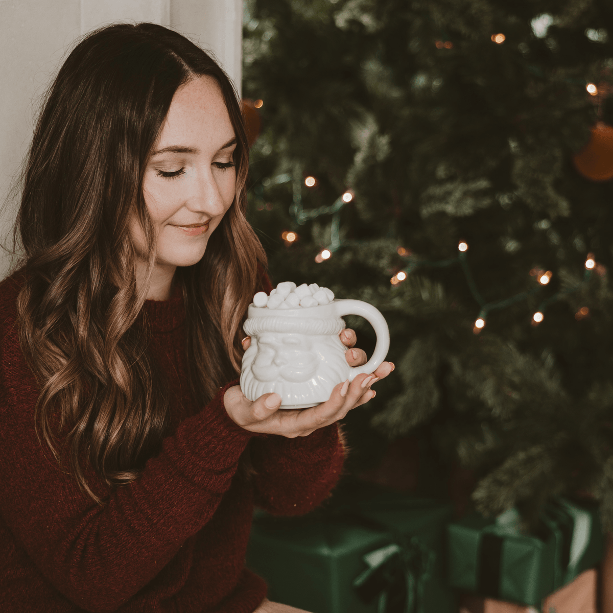 Santa 19 oz Figural Coffee Mug - Sweet Water Decor, view 5