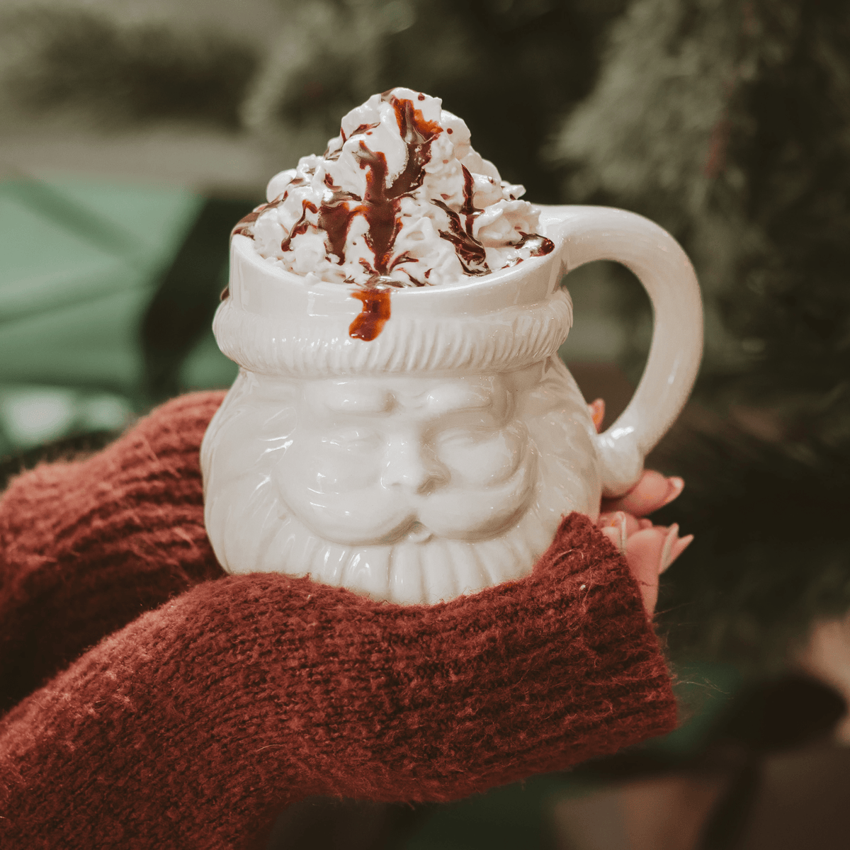 Santa 19 oz Figural Coffee Mug - Sweet Water Decor, view 6