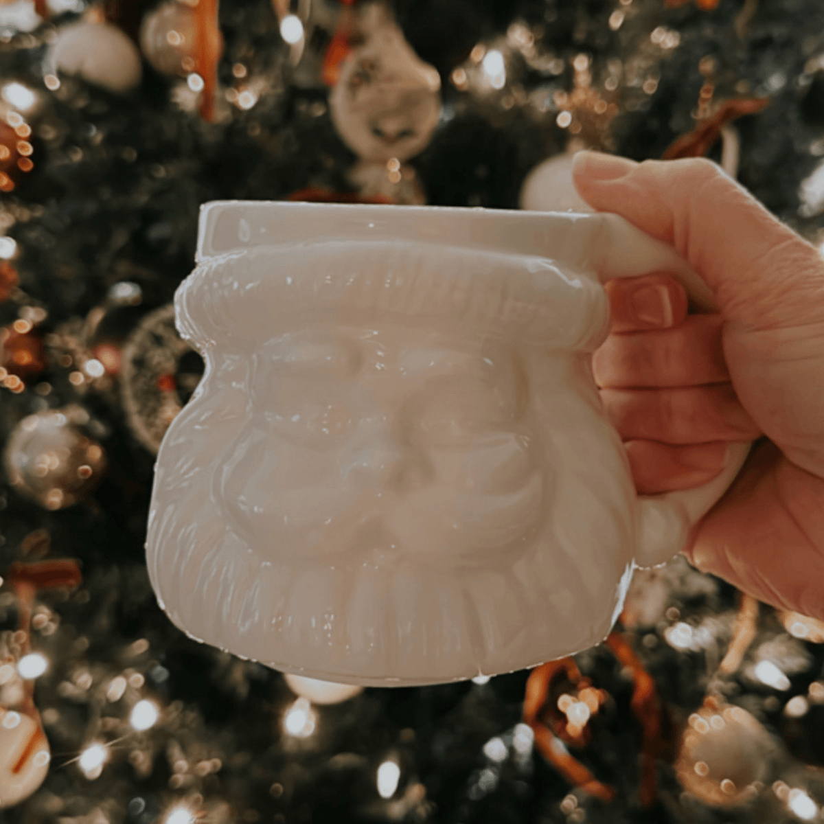 Santa 19 oz Figural Coffee Mug - Sweet Water Decor, view 3