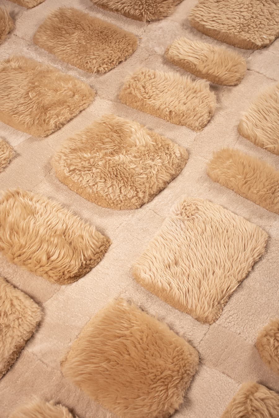 COBBLESTONE – Custom Sheepskin & Shearling Rug - Homelosophy, view 6