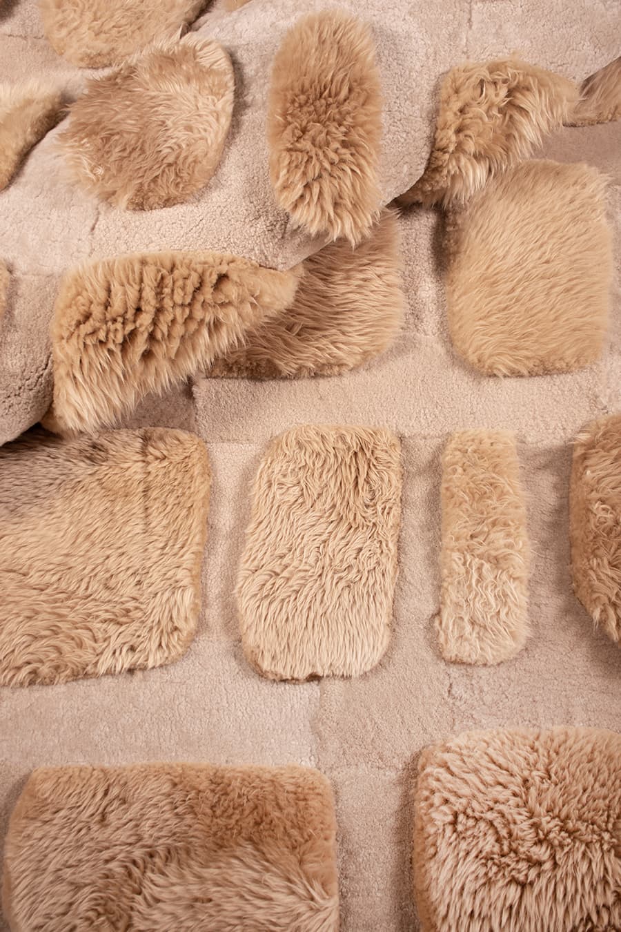 COBBLESTONE – Custom Sheepskin & Shearling Rug - Homelosophy, view 4