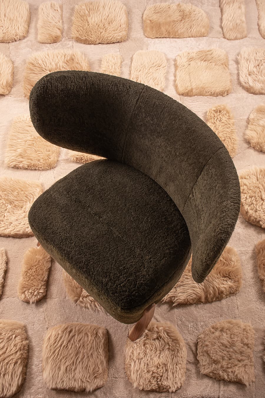 COBBLESTONE – Custom Sheepskin & Shearling Rug - Homelosophy, view 9