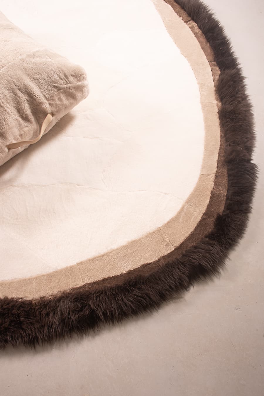 CROMO – Custom Shaped Shearling Rug - Homelosophy, view 3
