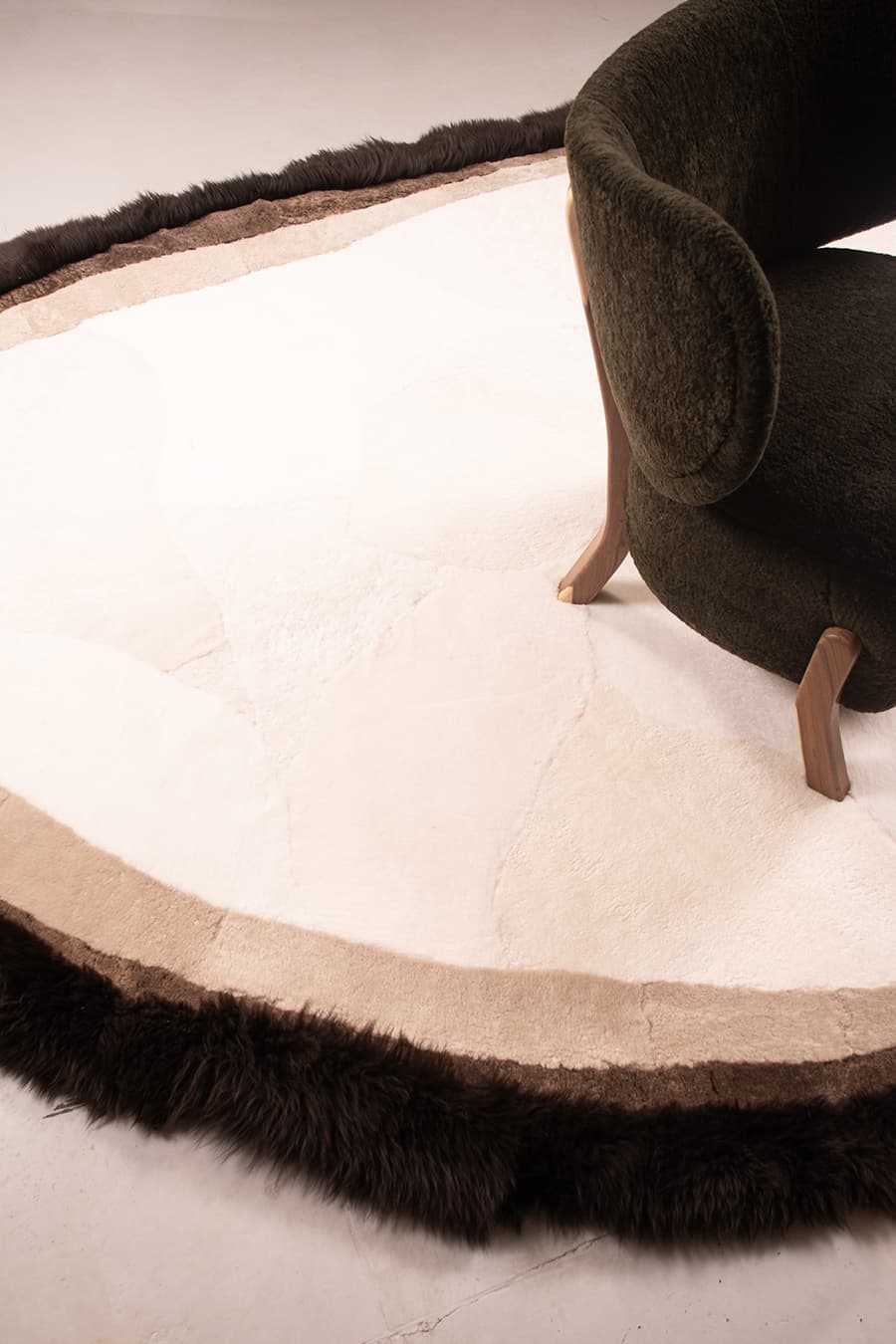 CROMO – Custom Shaped Shearling Rug - Homelosophy