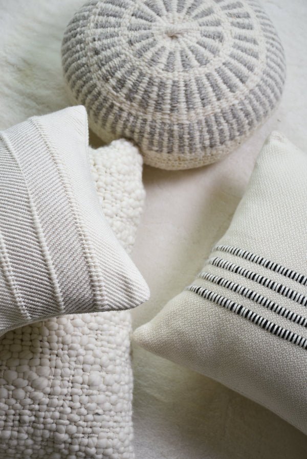 Cerro Grey Throw Pillow - Homelosophy, view 3