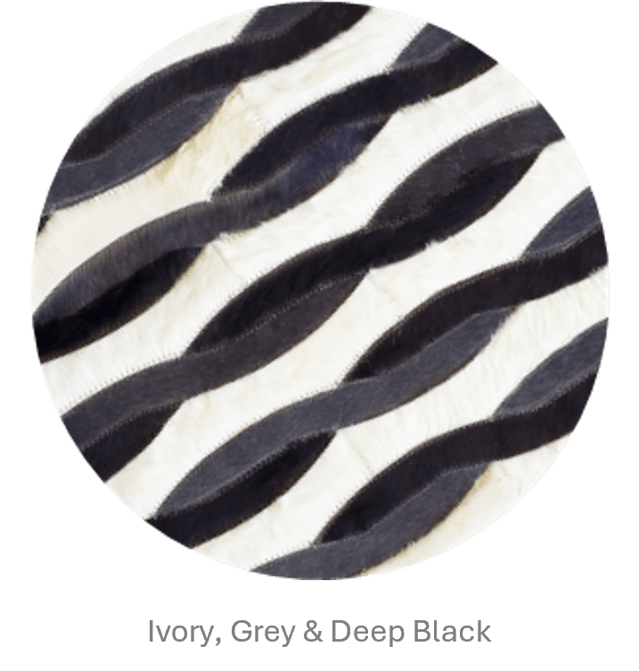 CHAINS - Custom Cowhide Rug for Designers - Homelosophy, view 8