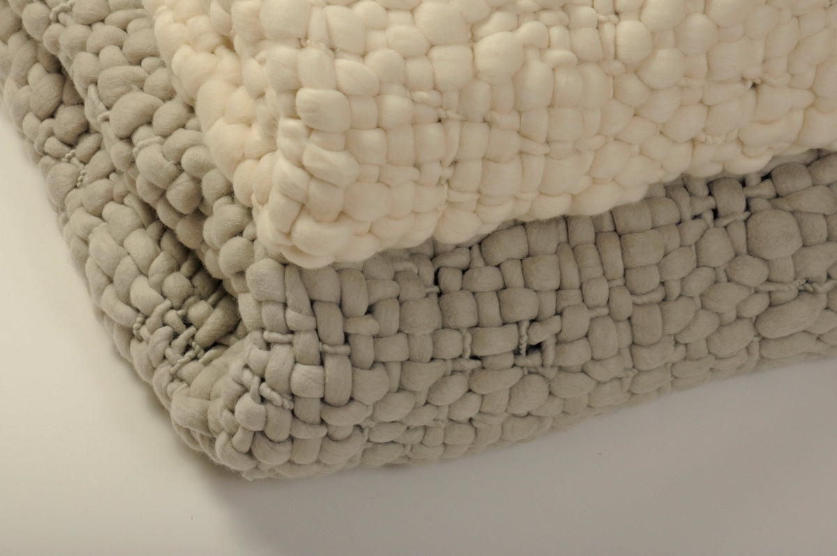 Clouds Chunky Knit Throw Blanket - Homelosophy, view 15