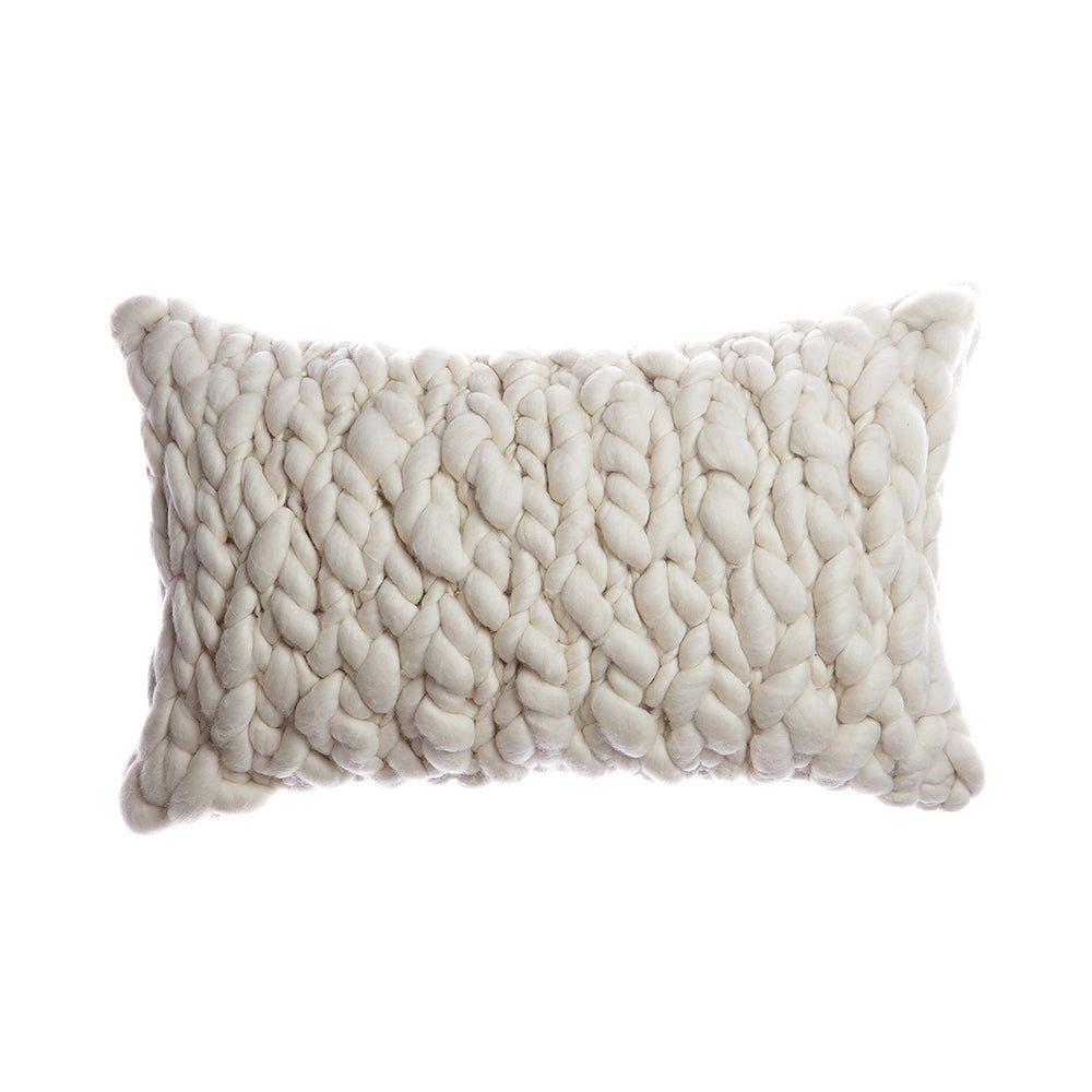 Clouds Chunky Knit Throw Pillow - Homelosophy, view 10