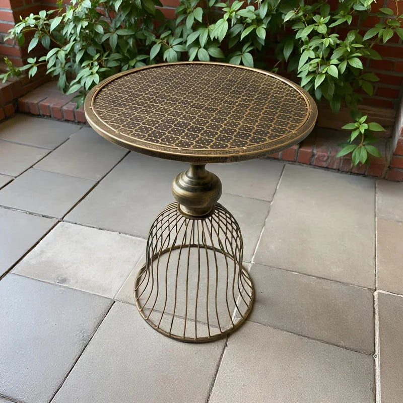 Coffee Table - Industrial Metal Antique Brass — House of Avana, view 13 of 14