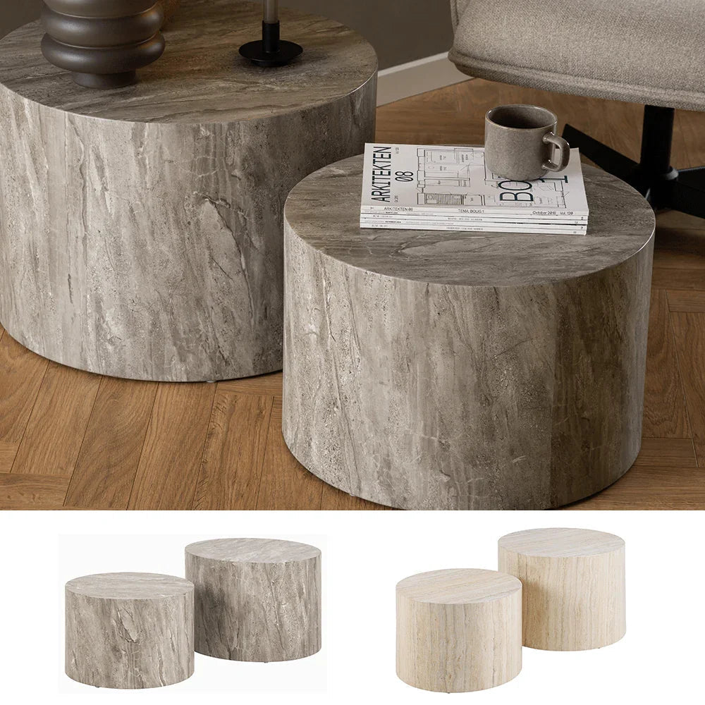 Coffee Table - Modern Wooden Round — House of Avana, view 1 of 16