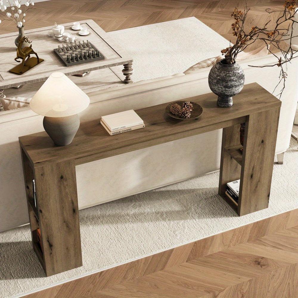 Console Table - Modern Wood 63 — House of Avana, view 3 of 24