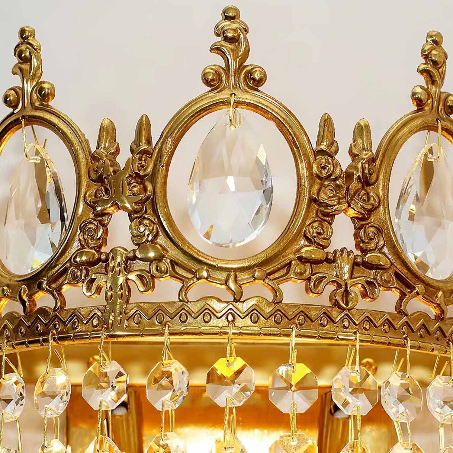 Crown Crystal Wall Lamp