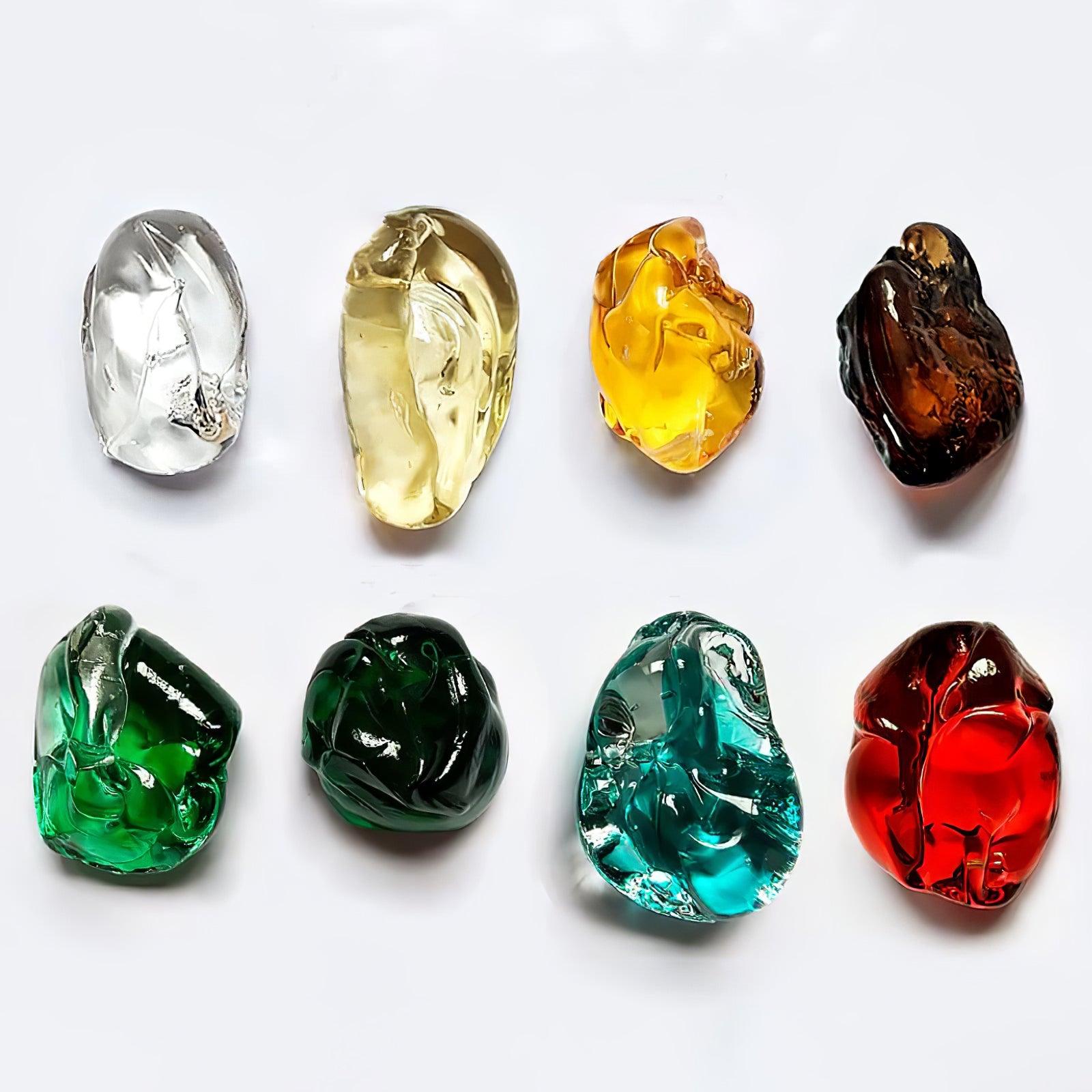 DIY Crystal Stone Chandeliers