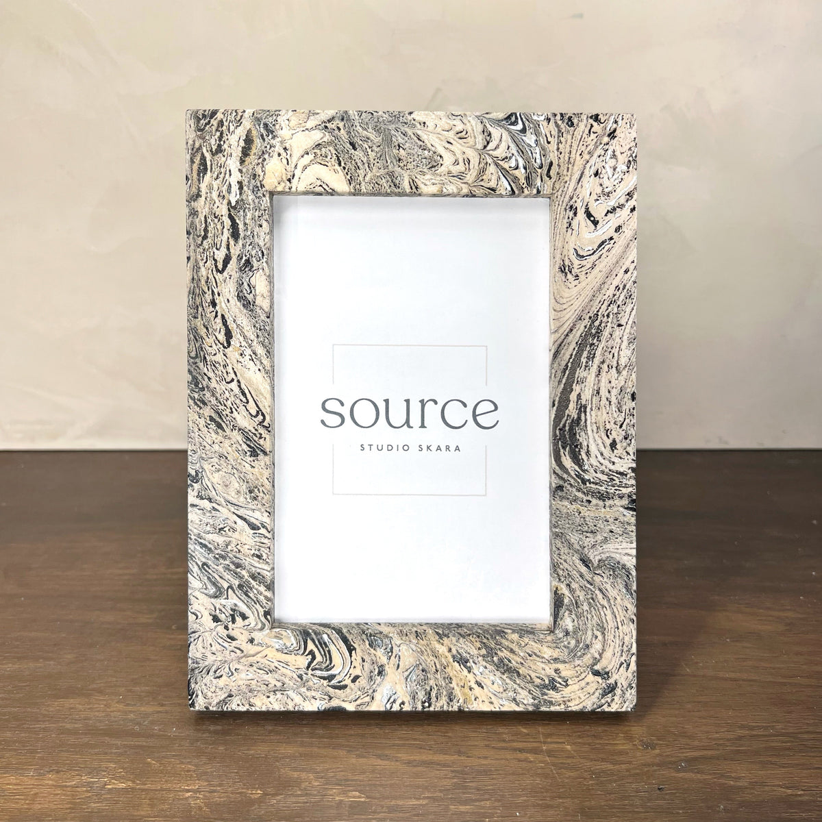 Neue Hand Marbled Wood Picture Frame (4x6) - Source by Studio Skara, view 7