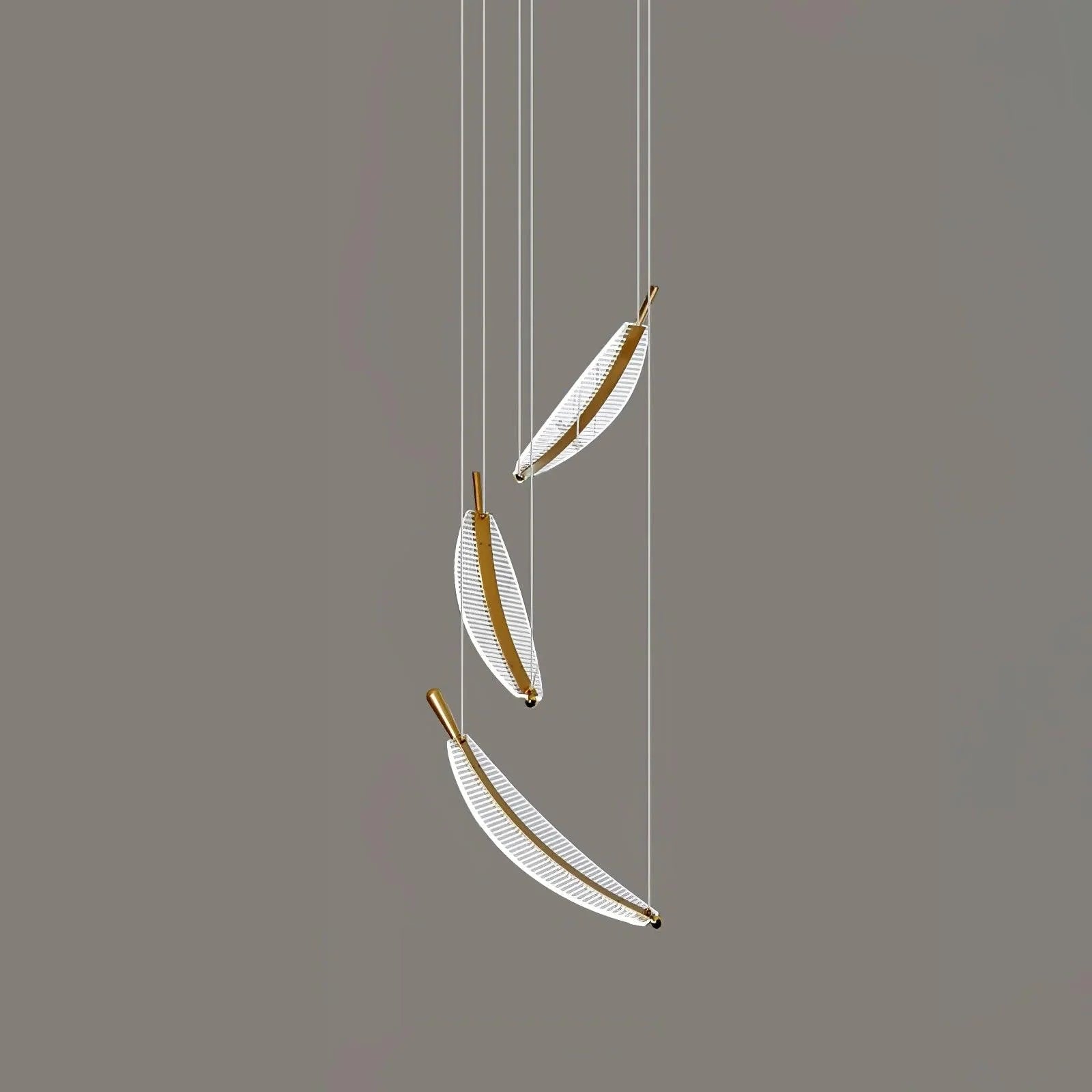 DIY Leaf LED Chandelier