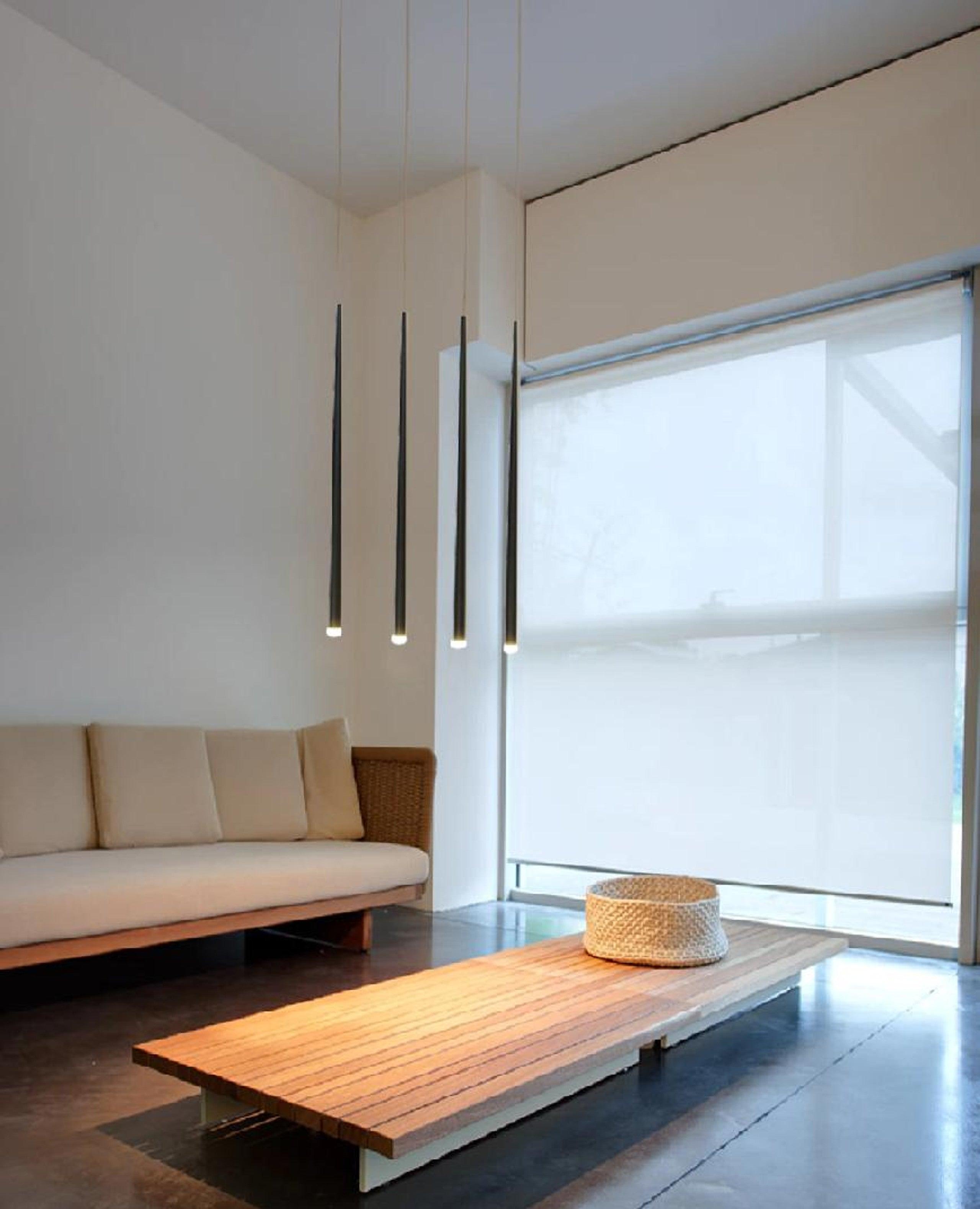 DIY Slender Cone Chandelier