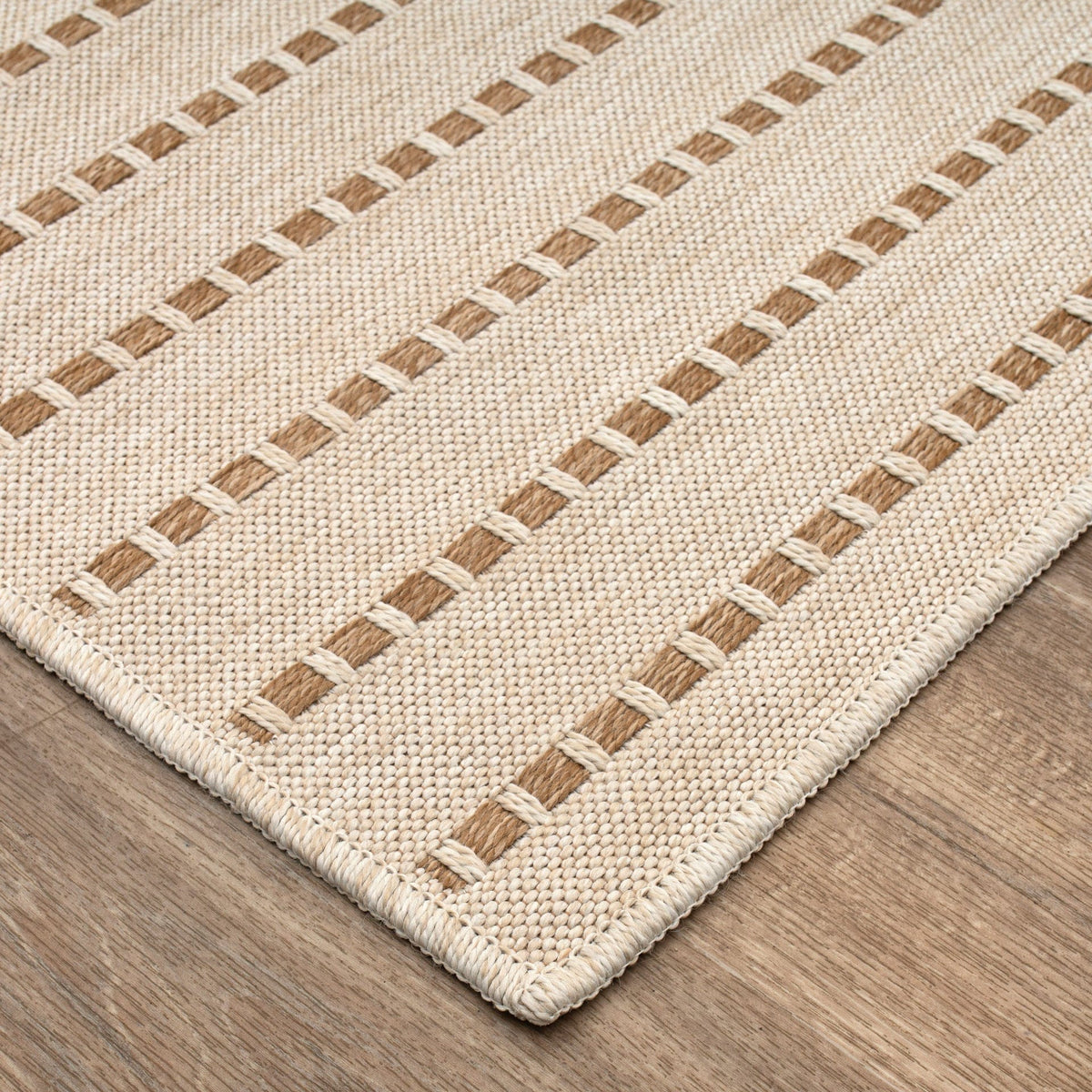East Green Ottenby Dashed Stripe Outdoor Area Rug
