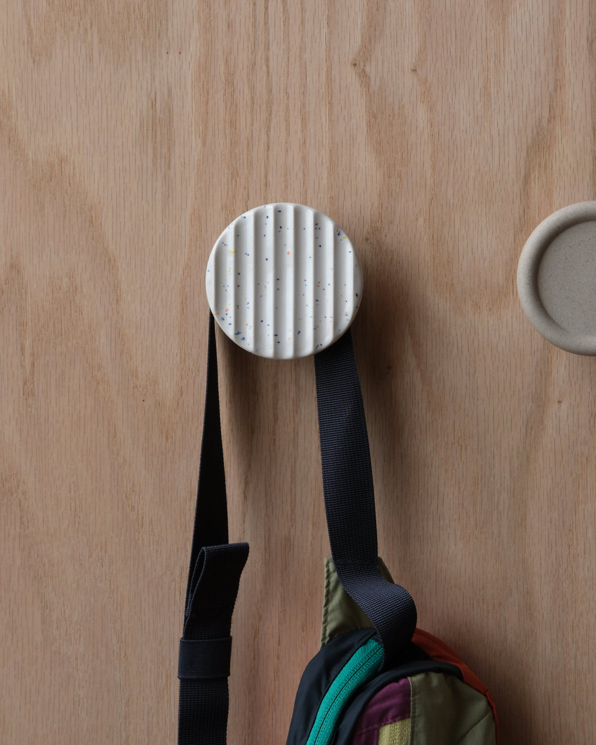 Sequence coat hook - Fluted - Misewell, view 20
