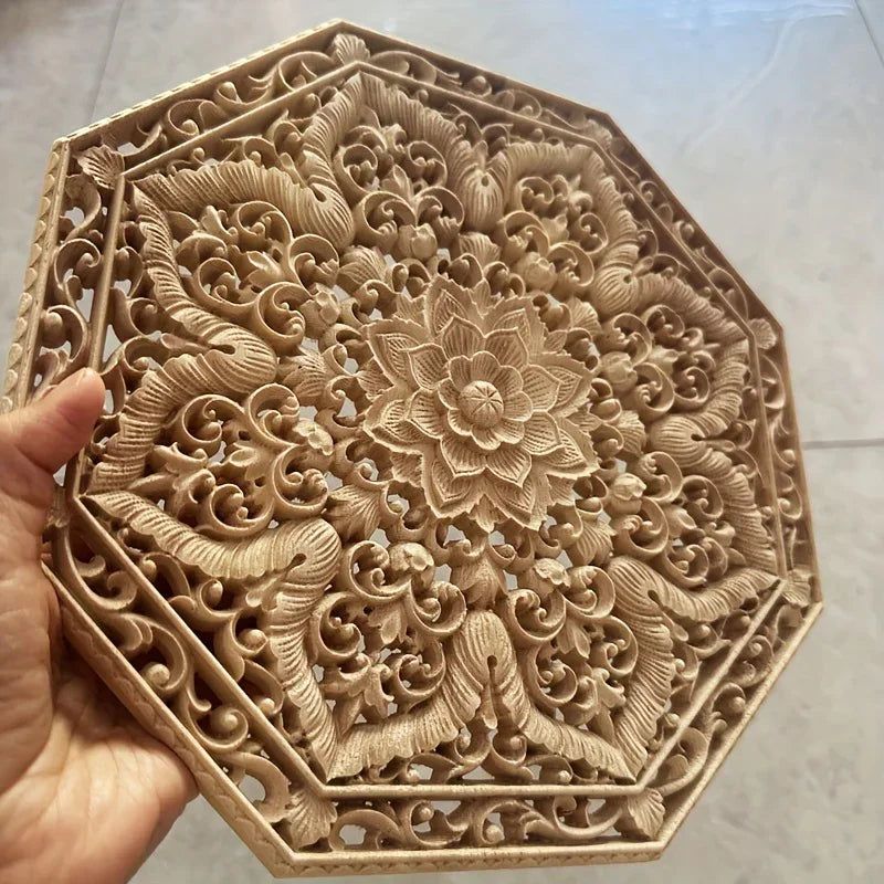 Decorative Wooden Octagonal Wall Art — House of Avana, view 1 of 6