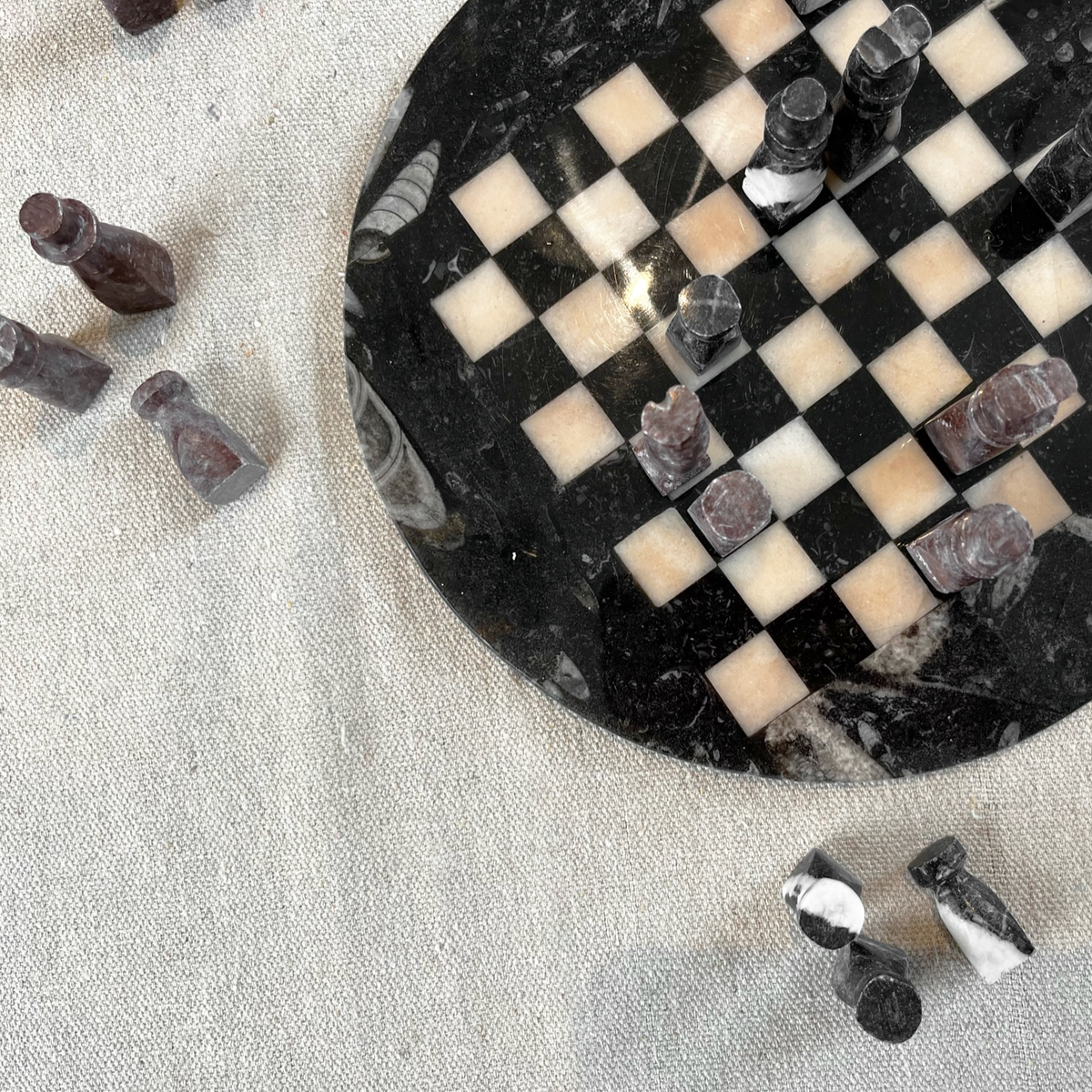 Stone Chess Set - Source by Studio Skara, view 4